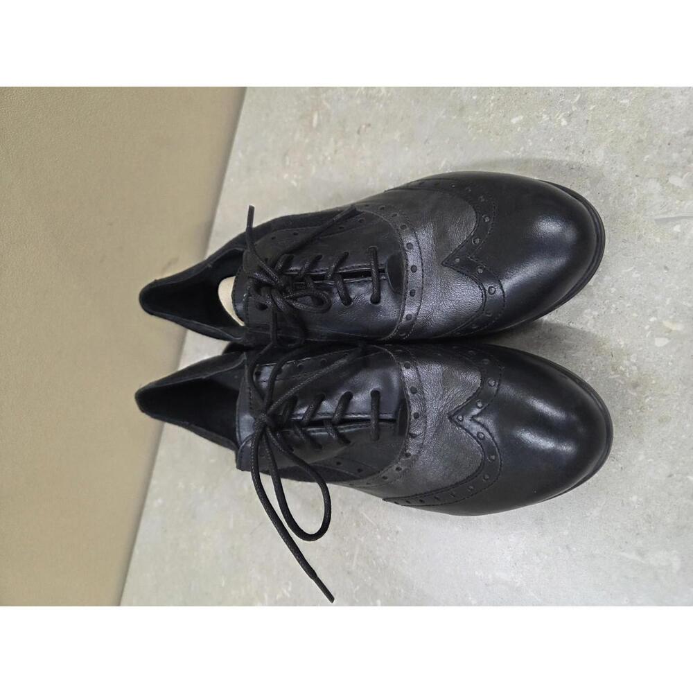 Born Durango Shoes Womens Size 9.5 Black Leather Oxford Brogue Comfort Lace Up - Picture 5 of 10